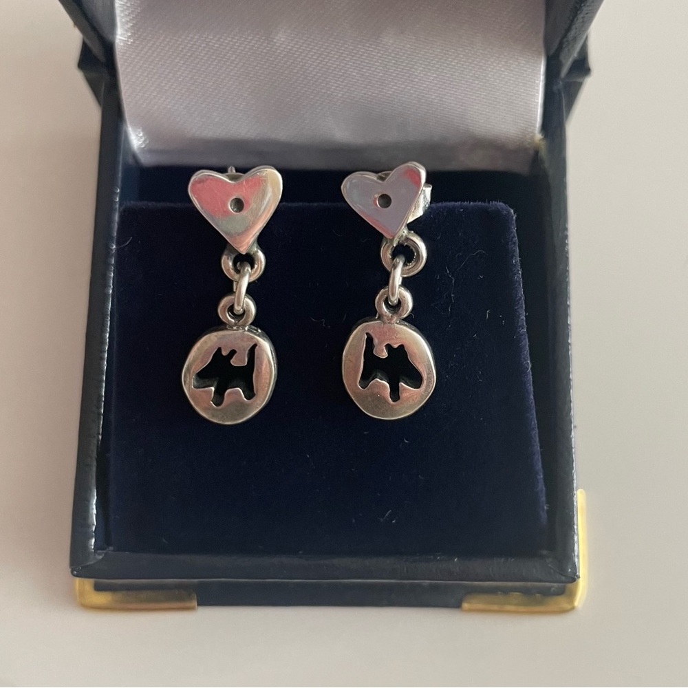 Love Your Pup Silver Earrings